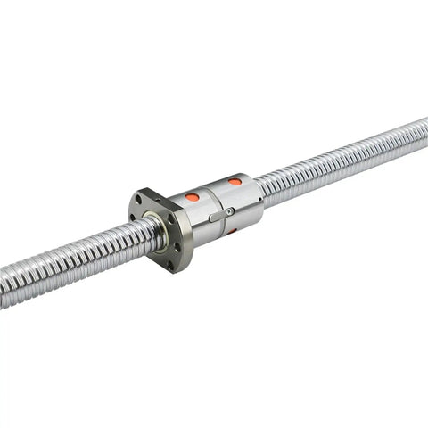 Top Notch SFU2505 Ball Screw 200 to 2550 mm Long 25 mm Diameter C7 Precision With 2505 2510 Flange Single Nut BK BF20 End Machined for DFU2505
