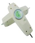 Versatile Portable Tension Pressure Push Pull Force Meter With Analog Gauge For Pull And Push Testing 50N 5Kg Dynamometer NK 100 Force Gauge With Optional Clamps And Central Rod For Easy Set Up And Accurate Readouts In Lab Or Field Testing, white