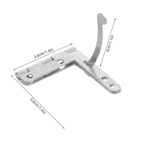 92 Degree Quadrant Hinges Set 20 PCS Iron Case Replacement Hinges detail showing dimensions 31x36mm for wooden boxes and furniture