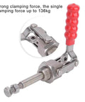 Beefy 304 Stainless Steel Toggle Clamp With Push Pull Handle, Heavy Duty Workpiece Hold, 180 Degree Rotation, 136 Kg Gripping Force