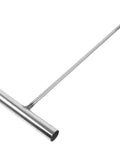 Heavy Duty Stainless Steel Manhole Cover Hook Lift Tool For Easy Grate Pulling And Door Lifting, 15 Inch Reach, side view