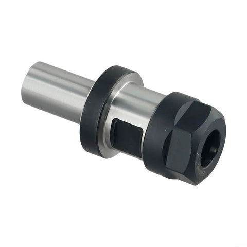 Collet Chuck Holder For Tomrach C3-4 ER20A 1.38L CNC Metalworking Tooling with shank, silver finish, close-up view
