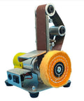 110V 220V Desktop Vertical Mini Electric Belt Sander And Polisher With Pure Copper Motor for knife sharpening and polishing.