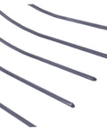 Close-up view of iron tines on a Handheld Manure Fork All Purpose Iron Tool For Farm And Lawn Cleanup Tough Raking.