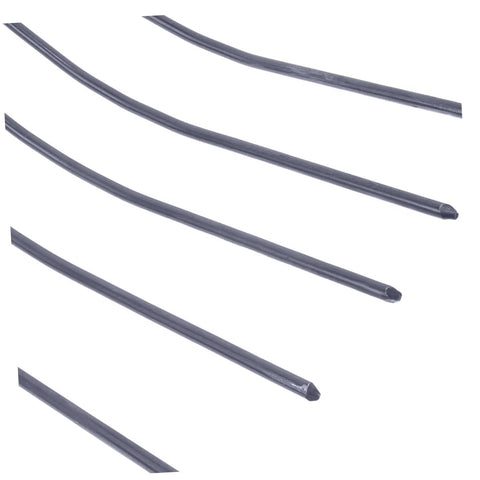 Close-up view of iron tines on a Handheld Manure Fork All Purpose Iron Tool For Farm And Lawn Cleanup Tough Raking.