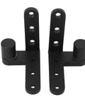 Black stainless steel door hinge heavy duty 270 degree swing for cafe and bar doors up to 130 lbs built tough for easy access