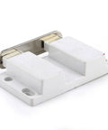White Magnetic Touch Latch Double Cabinet Catch No Handle Soft Close Drawer Stopper For Kitchen Cabinets And Furniture Hardware
