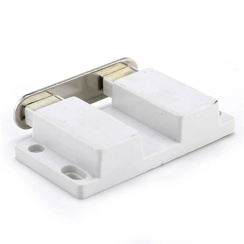 White Magnetic Touch Latch Double Cabinet Catch No Handle Soft Close Drawer Stopper For Kitchen Cabinets And Furniture Hardware