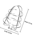 Heavy Duty Sprinkler Head Guard And Protective Cover For Lawn Irrigation To Block Debris While Keeping Your Yard Badass With Bulletproof Garden Watering Safety Shield, 8x6 cm metal cage.