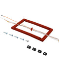 Premium Pilot And Igniter Assembly Replacement Kit for Gas Grills, includes red steel frame, wires, and screws, easy install