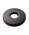 Matte Black Shower Arm Flange Escutcheon Plate 2.5 Inch Outer Diameter For Half Inch IPS Shower Arms Built Tough From Marine Grade 304