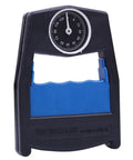 Hand Grip Dynamometer Strength Meter With Adjustable Tension For Rehab And Training, Ergonomic Grip Gauge For Musicians, Drummers, Guitarists, And Everyday Fitness, Precise Force Reading And Easy One Hand Use, black blue