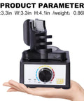 Dope Compact Mini Vortex Mixer For DIY Model Painting And Shaker Projects on hand, showing size and control dial