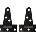 Two Pack 2 Inch T Shape Rustproof Iron Light Duty Shed Hinge Strap Door Hinge For Cabinets Closets Gates And Furniture Durable Steel Hardware Includes 2 Hinges Easy Mounting