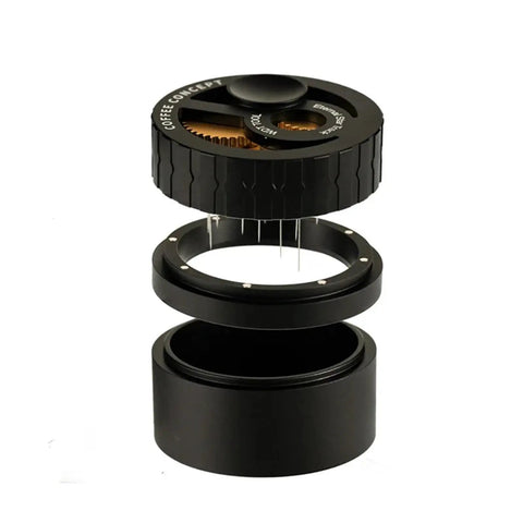 Killer Precision Espresso Coffee Grounds Distributor Needle For Portafilter Puck Prep Tools, black, stainless steel, precise espresso prep.