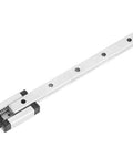 High Precision CNC Linear Guide Rail With Lengthened Slider Block Carriage For Smooth Micron Level Motion 75mm Stainless Steel 440C Rail LML5H 75 1R Motion System, angled view