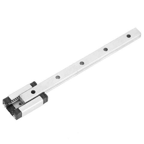 High Precision CNC Linear Guide Rail With Lengthened Slider Block Carriage For Smooth Micron Level Motion 75mm Stainless Steel 440C Rail LML5H 75 1R Motion System, angled view