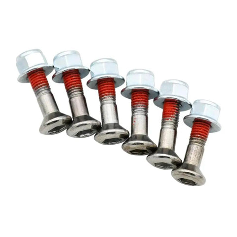 Beefy M8 Sprocket Bolt Kit With Nuts And Washers For Off Road Motorcycles Galvanized M8 X 1 25 Bolts For Secure Chain Wheel Install Built Tough And Ready Universal Fitment For Dirt Bikes And Trail Runners. Six galvanized M8 bolts with nuts and washers
