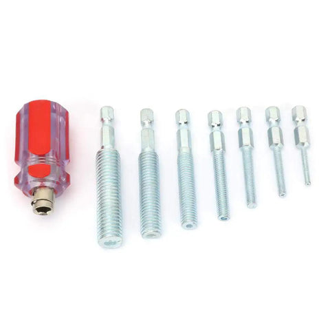 Heavy Duty Stainless Steel Thread Repair Kit With Tap Drill Tool Kick Ass Helicoil Wire Inserts, includes tap and wire inserts.