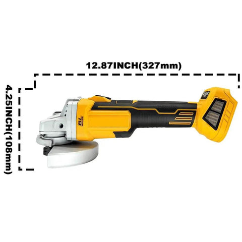 No Fuss Brushless Cordless Angle Grinder With Clear Digital Speed Dial For Sharp Cutting And Silky Smooth Polishing Fits Standard 18V Packs