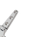 Rock Solid T Shaped Door Hinge Tee Hinge For Cabinets Bookshelves Windows Drawers And Outdoor Gates, aluminum, polished finish