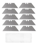 Heavy Duty Utility Knife Cutter Set With 40 Blades And 4 Replaceable Heads For Carpet Roofing And Flooring Projects Tough As Nails Durable Carbon Steel Construction Ideal For Cutting Scoring And Scraping, 40 blades