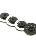 4 Piece Metal Wheel Brake Disc Set For RC Drift Cars Beefed-Up Upgrade Kit, Durable Premium Replacement Parts For 1/10 Scale Models