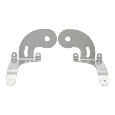 Left And Right Adjustable Stainless Steel Chrome Fog Light Mounting Brackets For Mini R50 R52 R53 2001 To 2006
