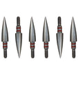 100 125 150 200 Grain Stainless Steel Archery Field Points For Recurve, Compound Bow, And Crossbow Screw In Arrow Tips