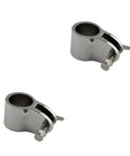 Heavy Duty Stainless Steel 316 Top Jaw Slide Door Hinge with Quick Release Spring Pin, marine use, for 7/8 and 1 inch yacht doors.