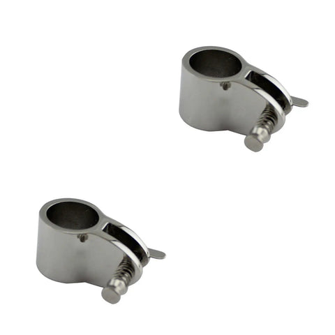 Heavy Duty Stainless Steel 316 Top Jaw Slide Door Hinge with Quick Release Spring Pin, marine use, for 7/8 and 1 inch yacht doors.