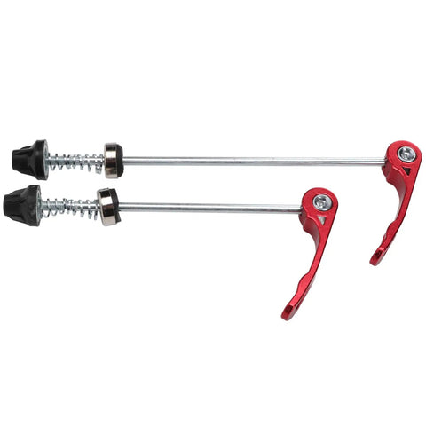 No Tool Quick Release Wheel Skewers For Front And Rear Bikes High Temperature Wear Resistant Alloy Levers Easy Install For Mountain And Road Bikes Red