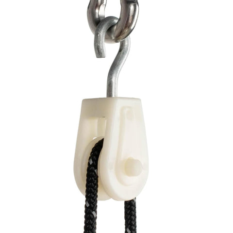 10 Pack Nylon Pulley Set Small Plastic Single Sheave Rope Pulley For Lifting And Attaching Wire Antennas Ham Radio Loop Antennas