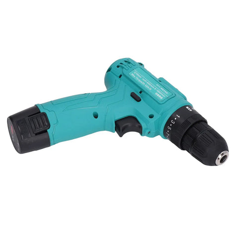 Heavy Duty 12V Cordless Drill Driver Featuring Dual Speed Transmission And Two Hardcore 6000mAh Batteries For Fast Framing and Wood Steel Drilling Projects.