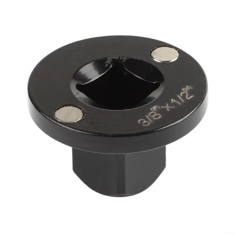 Heavy Duty Low Profile Driver Socket Adapter Set For Tight Spaces And High Torque Wrench Conversions Made From Heat Treated Steel With Compact Stackable Design Perfect For Automotive Repair Jobs And Mechanical Work Under The Hood, 3/8 to 1/2 in