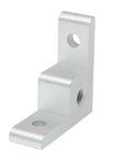 Set Of 4 Aluminum Profile Fasteners For 20 Series T Slot Extrusions, Right Angle Corner Connectors with silver anodized finish