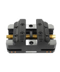 Premium Self Centering Vise Eight Inch Heavy Duty Five Axis Clamping Beast For Cnc Machinery Workbench Pipe Grip with precise measuring scales.