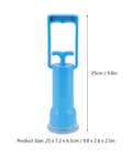 PP Material Piglet Breathing Pump For Newborn Piglets, Easy Use Manual Ventilator For Pig Farm, 25cm tall, blue PP body