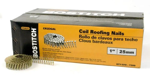 Tough As Nails One Inch Coil Roofing Nails With Heavy Duty Galvanized Coating And Sharp Diamond Point For Rock Solid Grip Through Any Weather On Roof Installations That Deliver Flawless Results