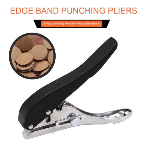 Heavy Duty Hole Punch Set Five Sixteenth Inch Eight Millimeter With Countersink Drill, Single Hand Held Long Hole Punch for Edge Banding