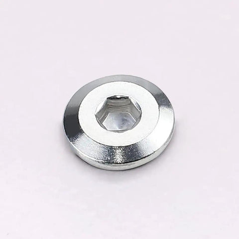 Heavy-Duty 1/4-20 X 1/2 Inch Flat Head Socket Cap Screw 304 Stainless Steel showing the Allen hex drive for furniture assembly.