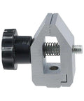 Push Pull Force Fixture SJJ 01 500N Stainless Steel Jaw Clamp For Tensile Testing Heavy Duty Built Tough Thrust Tension Meter Clamp Durable Load Fixture For Lab And Research, front view