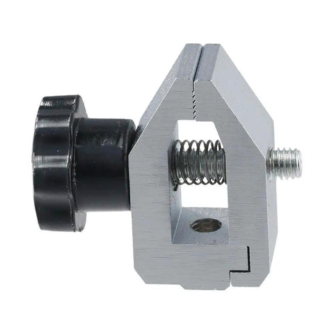 Push Pull Force Fixture SJJ 01 500N Stainless Steel Jaw Clamp For Tensile Testing Heavy Duty Built Tough Thrust Tension Meter Clamp Durable Load Fixture For Lab And Research, front view