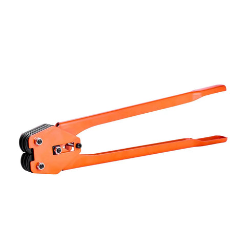 Heavy Duty Banding Sealer Tool Kit With 2000 Ft PET Strapping 600 Metal Seals 200 Corner Protectors And Plastic Pallet Packaging Gear For Warehouse Transportation And Home Use orange manual sealer tool