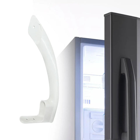 Easy Install Refrigerator Door Handle Replacement Kit With Smooth Polished Grip Fits Models 00369542 And More For A Fresh Cool Kitchen Vibe, white plastic