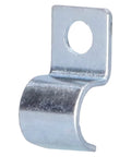 Close-up of Built Tough 20 Pack Single Hole Pipe Clamp Kit with zinc plated stainless steel clip for rubber rings and steel pipes
