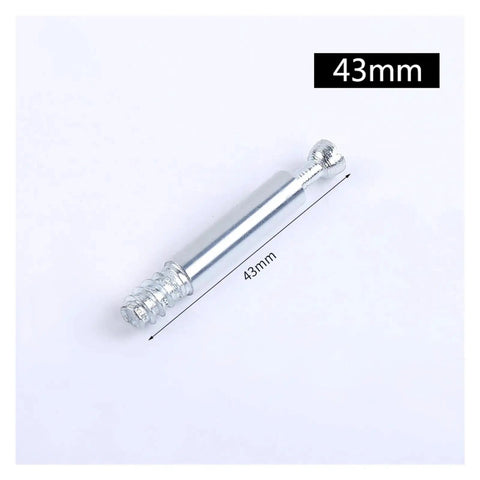 Beefy Thickened Three In One Connector Eccentric Wheel Nut 43mm length alloy fastener for furniture and cabinet hardware