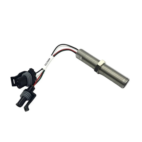MSP6732C Speed Sensor For Generator Set Parts Replacement Beefed Up Anti Vibration And Anti Interference Design Delivers Stable Signal Output For Diesel Engines Portable Generators And Industrial Machinery Heavy Duty threaded metal sensor with wire connector