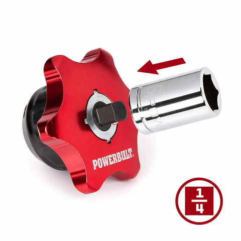 Quarter Inch Drive Finger Ratchet Dual Sided For Quarter Inch Sockets And Hex Bits With 36 Tooth Reversible Mechanism