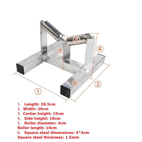 Built Dang Tough PE Pipe Welding Roller Stand With Smooth Sliding Pipe Support For Plastic Tubing And Engineering Cable Runs Heavy Duty Rust Resistant Steel Handles 150 Kilograms Loads Easy
